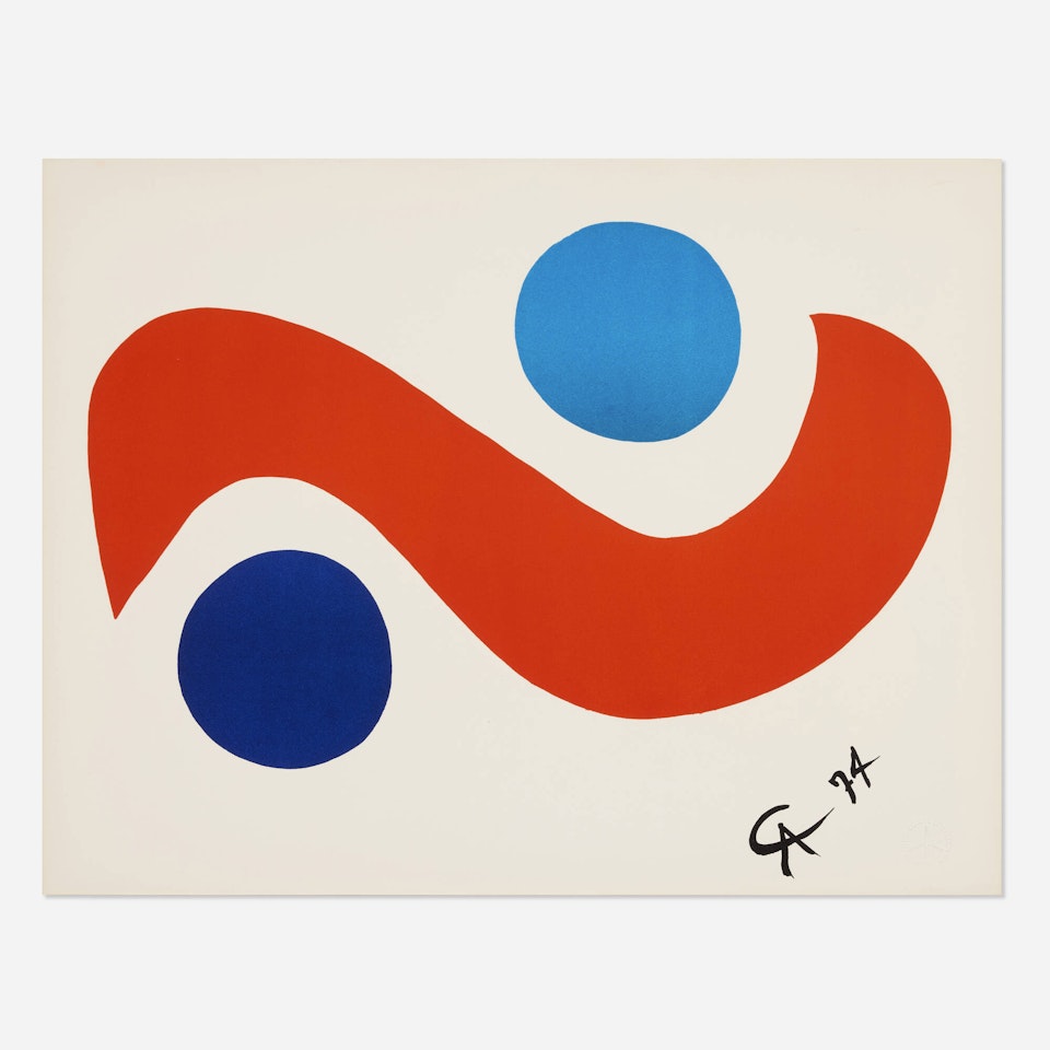 Sky Bird (from the Flying Colors portfolio) by Alexander Calder