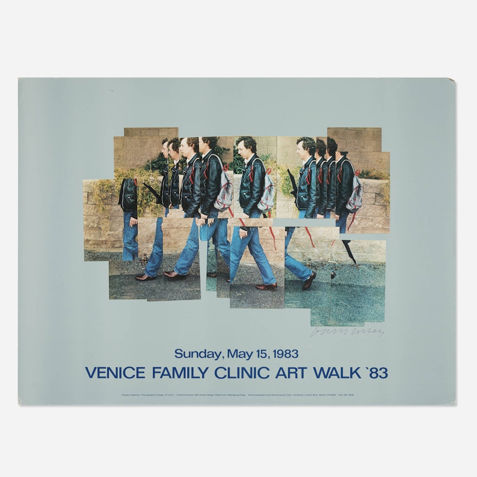 Venice Family Clinic Art Walk poster by David Hockney