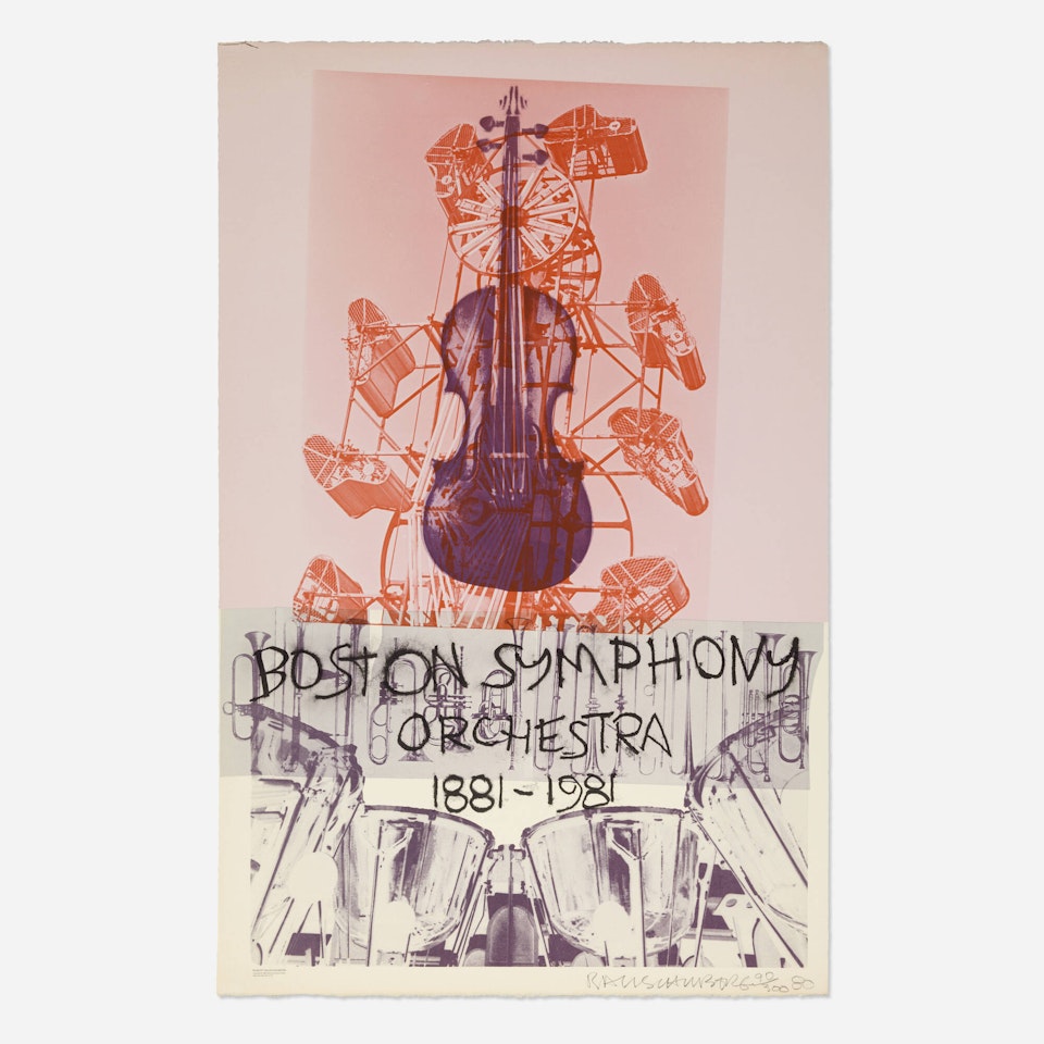 Boston Symphony Orchestra by Robert Rauschenberg