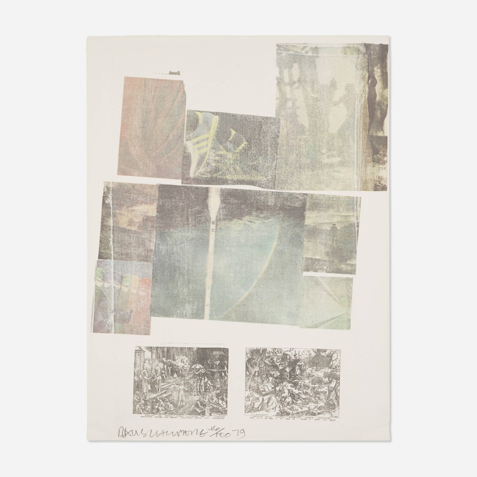 People Have Enough Trouble Without Being Intimidated by an Artichoke by Robert Rauschenberg