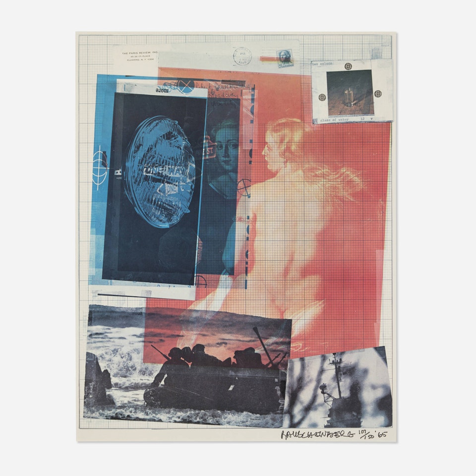 Paris Review Poster by Robert Rauschenberg