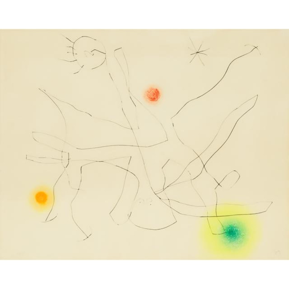 UNTITLED (FROM THE “FLUX DE L"AIMANT” PORTFOLIO) by Joan Miró