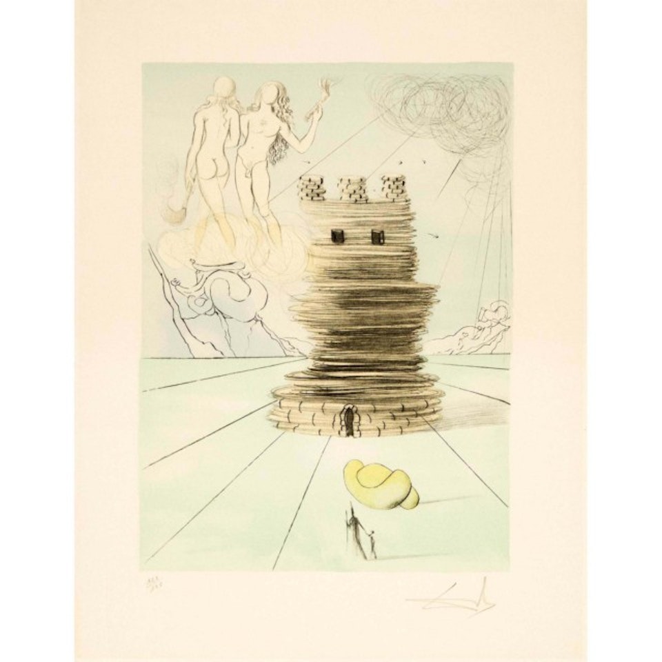 SIMON, FROM "TWELVE TRIBES OF ISRAEL," 1972 [F.72-6] by Salvador Dali
