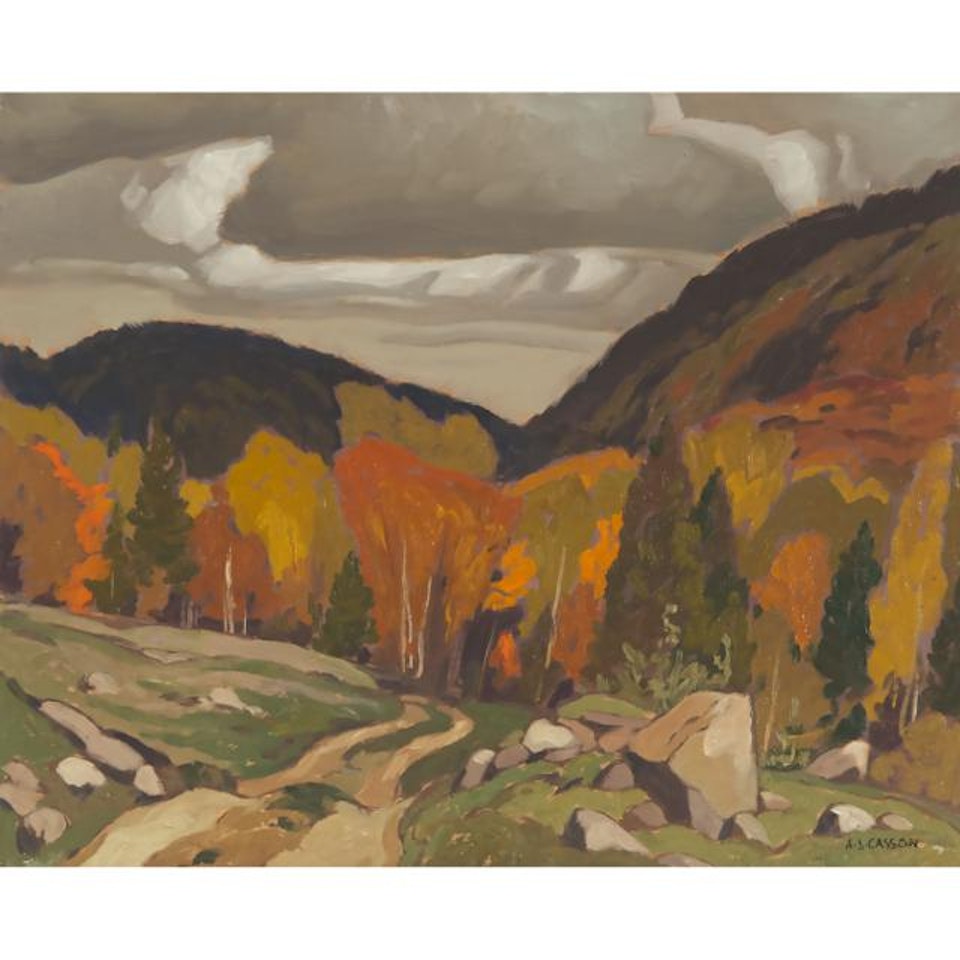 COUNTRY ROAD NEAR BARRY"S BAY by Alfred Joseph Casson