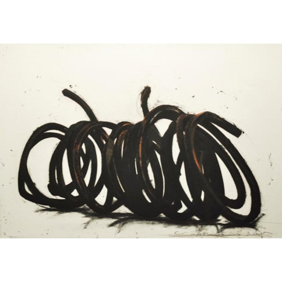 FOUR INDETERMINATE LINES by Bernar Venet