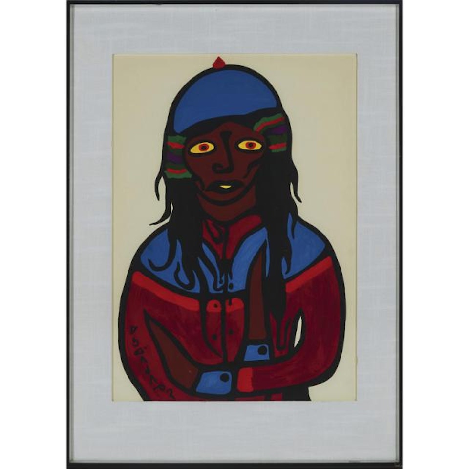 PIKANG KUM LAKE WOMAN by Norval Morrisseau