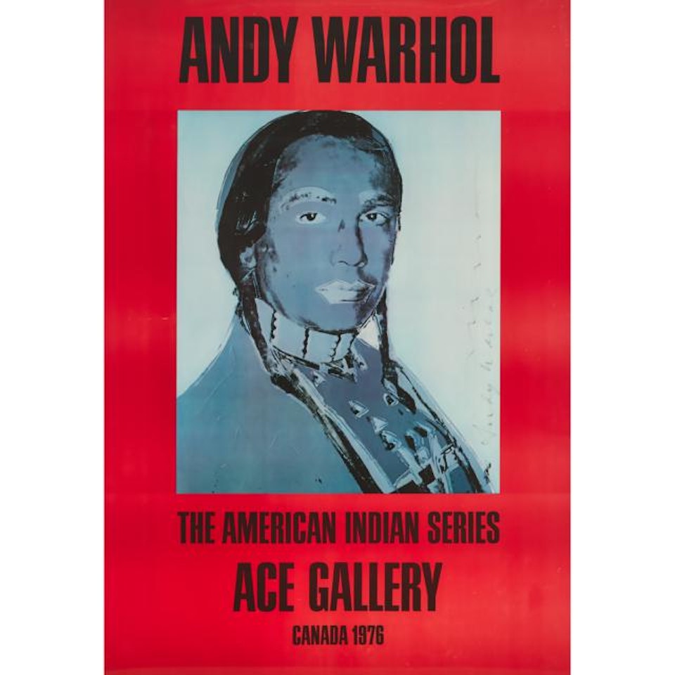 THE AMERICAN INDIAN SERIES (RED) by Andy Warhol