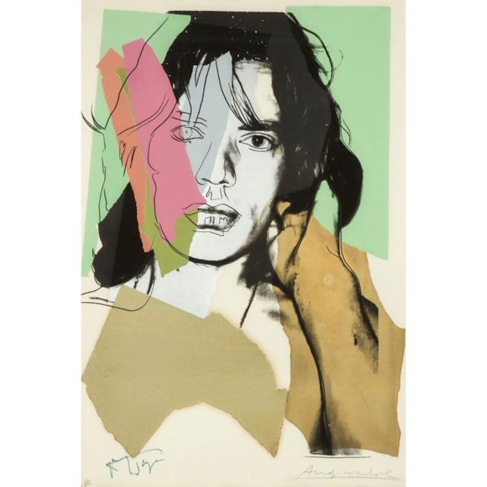 MICK JAGGER (FROM THE “MICK JAGGER” PORTFOLIO),; [F&S, II.140] by Andy Warhol