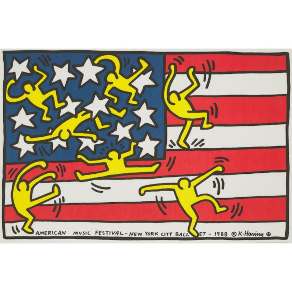 NEW YORK CITY BALLET, by Keith Haring