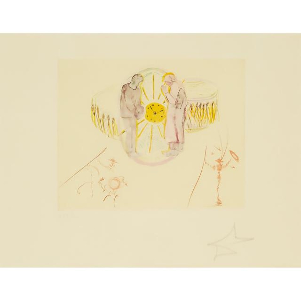 ONE"S IDENTITY (FROM "THE CYCLES OF LIFE"); FIELD 79-1 (B) by Salvador Dali