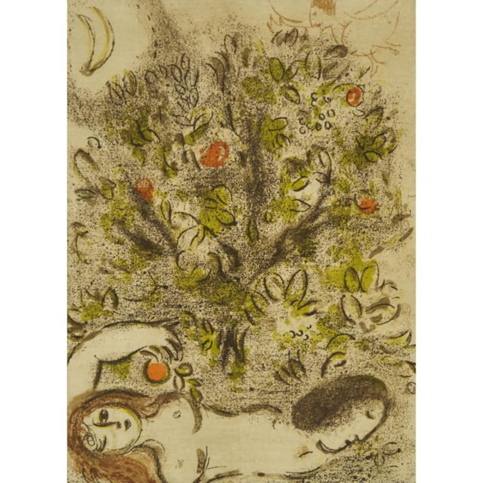 PARADISE (FROM DRAWINGS FROM THE BIBLE) by Marc Chagall