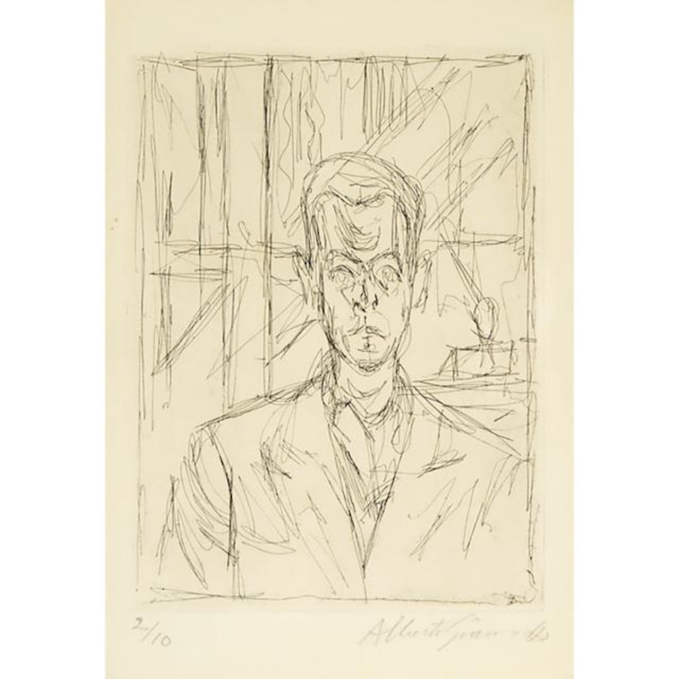 PORTRAIT OF ANDRÉ DU BOUCHET IV, 1965 [LUST, 395] by Alberto Giacometti