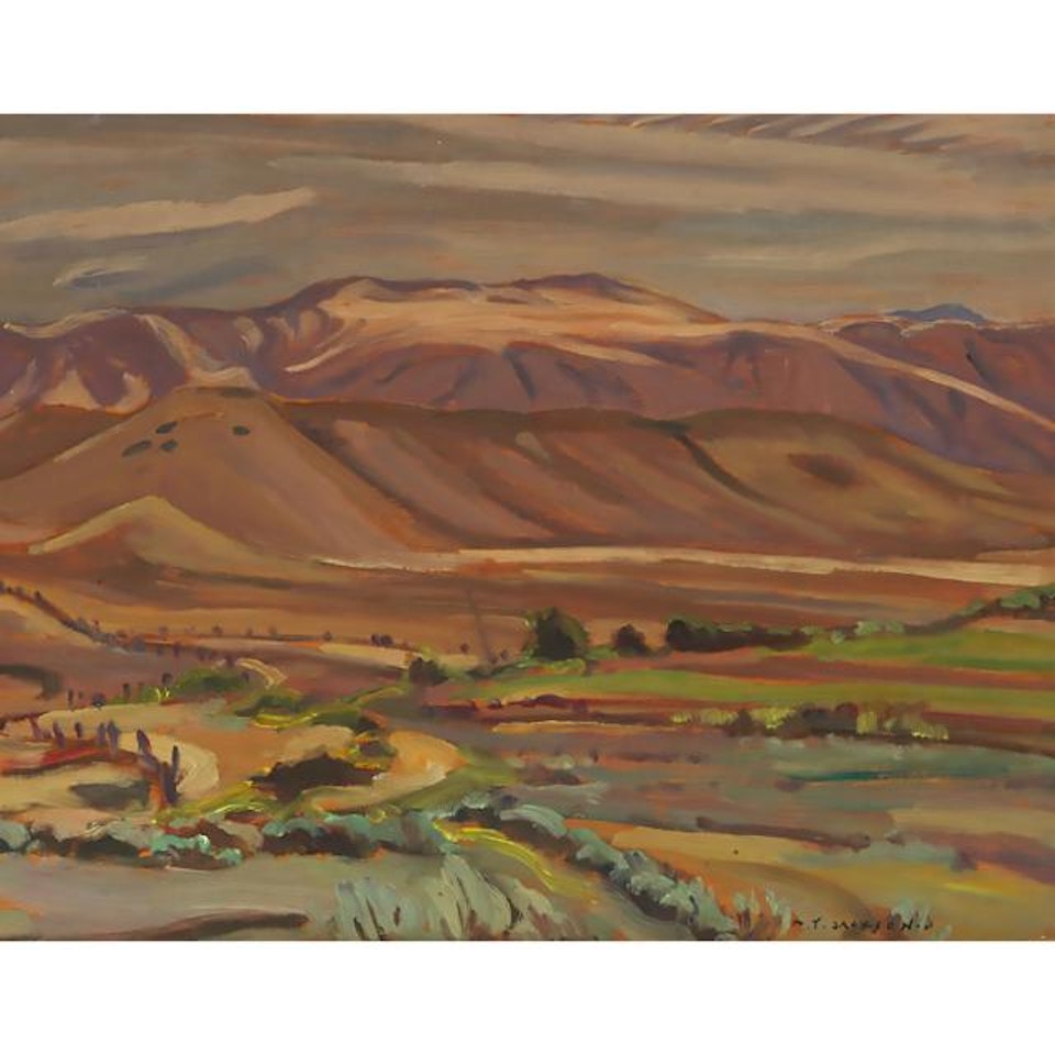 LOOKING NORTH FROM ASHCROFT by Alexander Young Jackson