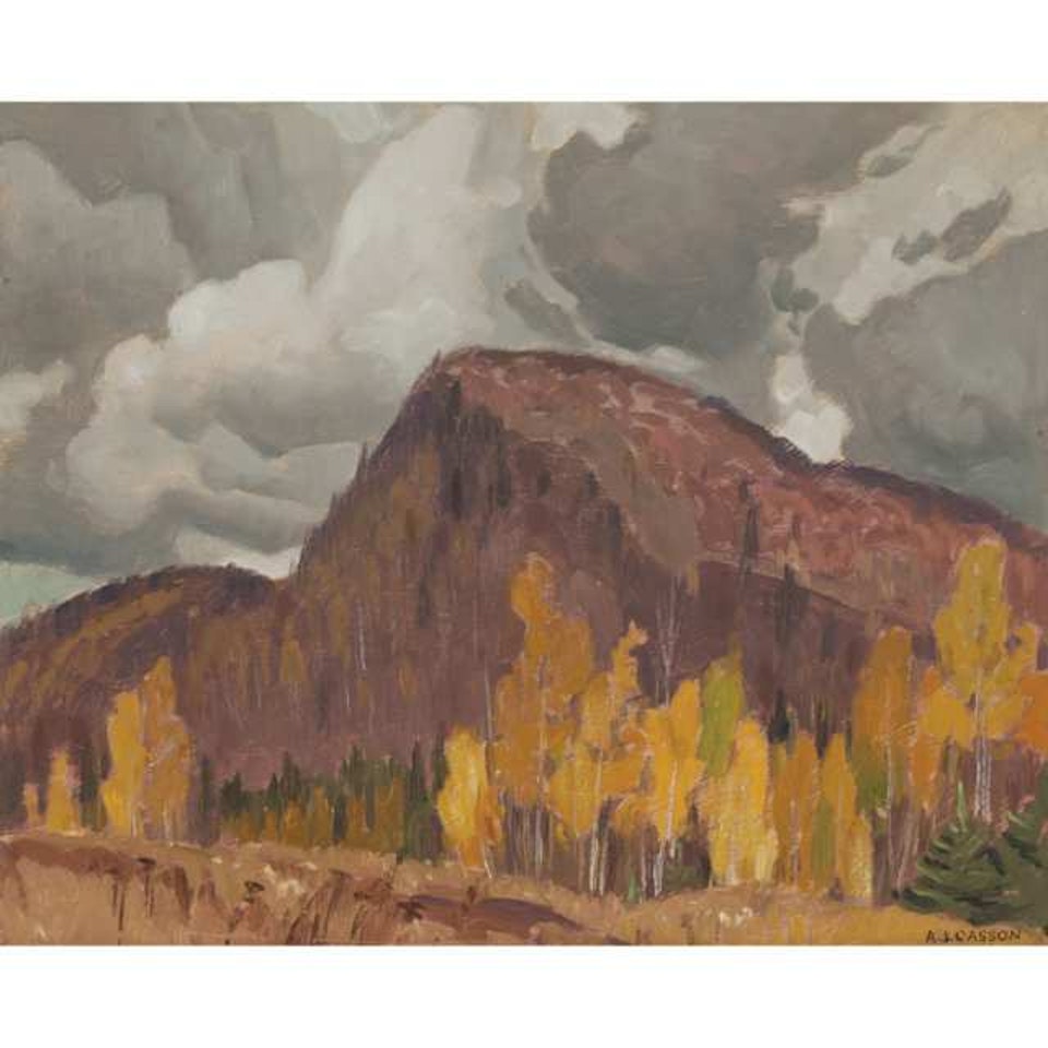 OCTOBER NEAR BUCK HILL, BIRD"S CREEK by Alfred Joseph Casson