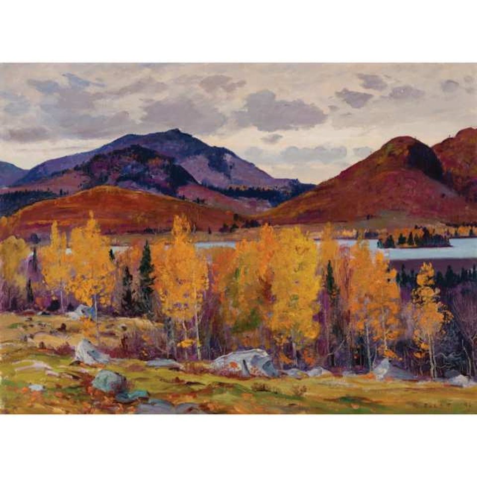 AUTUMN, LAKE SUPERIOR, QUEBEC by Robert Pilot