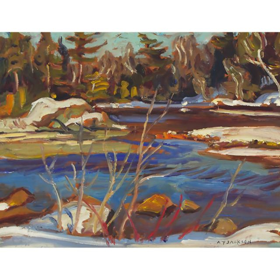 MADAWASKA RIVER by Alexander Young Jackson