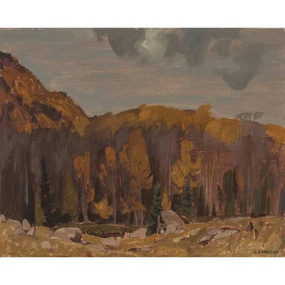 EDGE OF THE WOODS, HALFWAY LAKE by Alfred Joseph Casson