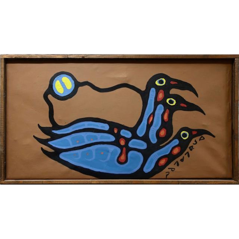 LOON FAMILY by Norval Morrisseau