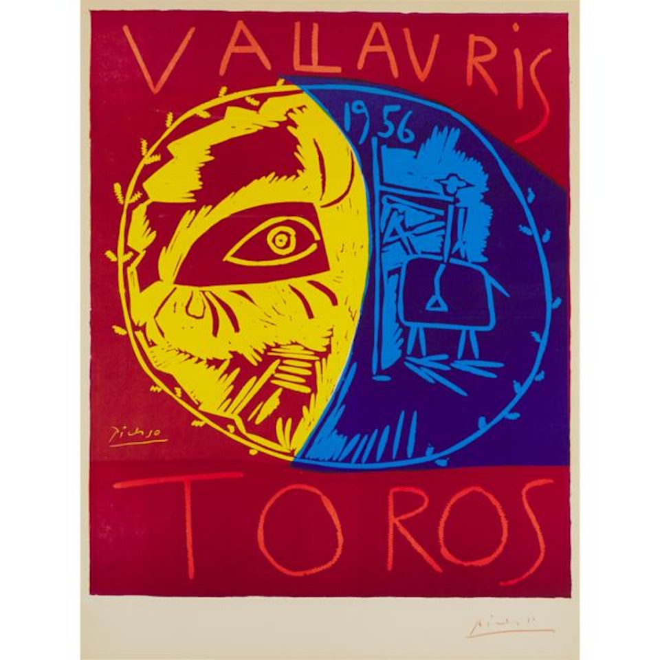 VALLAURIS TOROS by Pablo Picasso