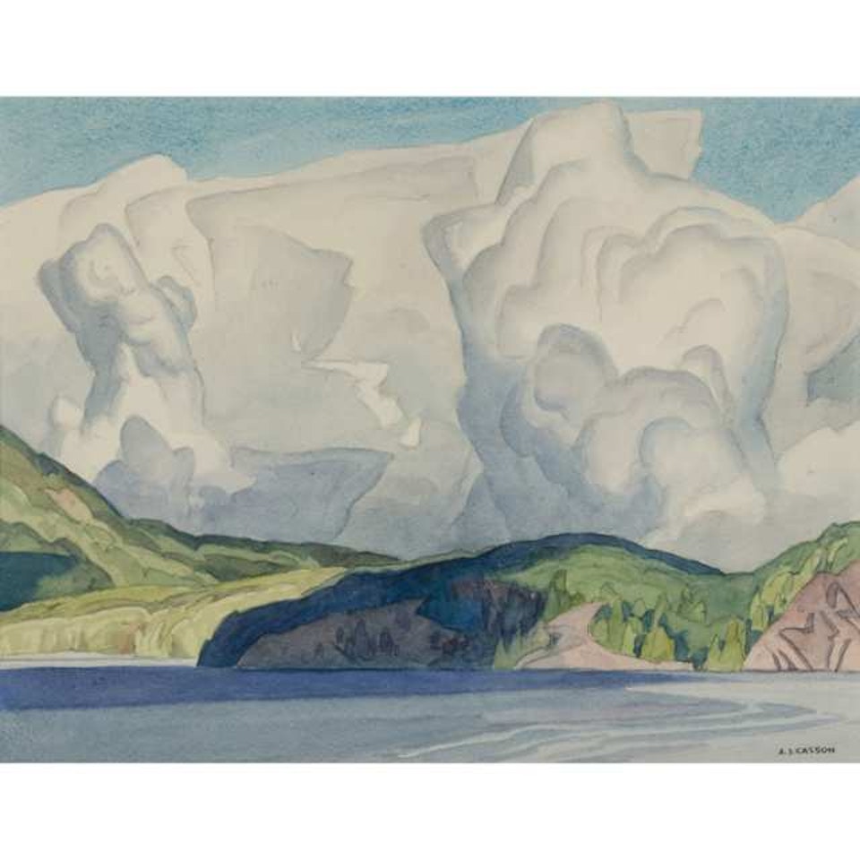 THUNDERHEADS, LAKE MAZINAW by Alfred Joseph Casson