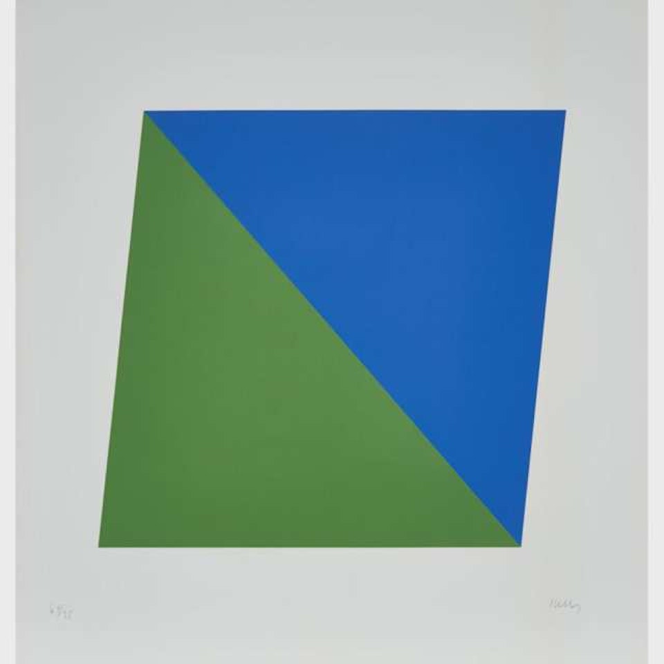 BLUE/GREEN (EK70-336) by Ellsworth Kelly