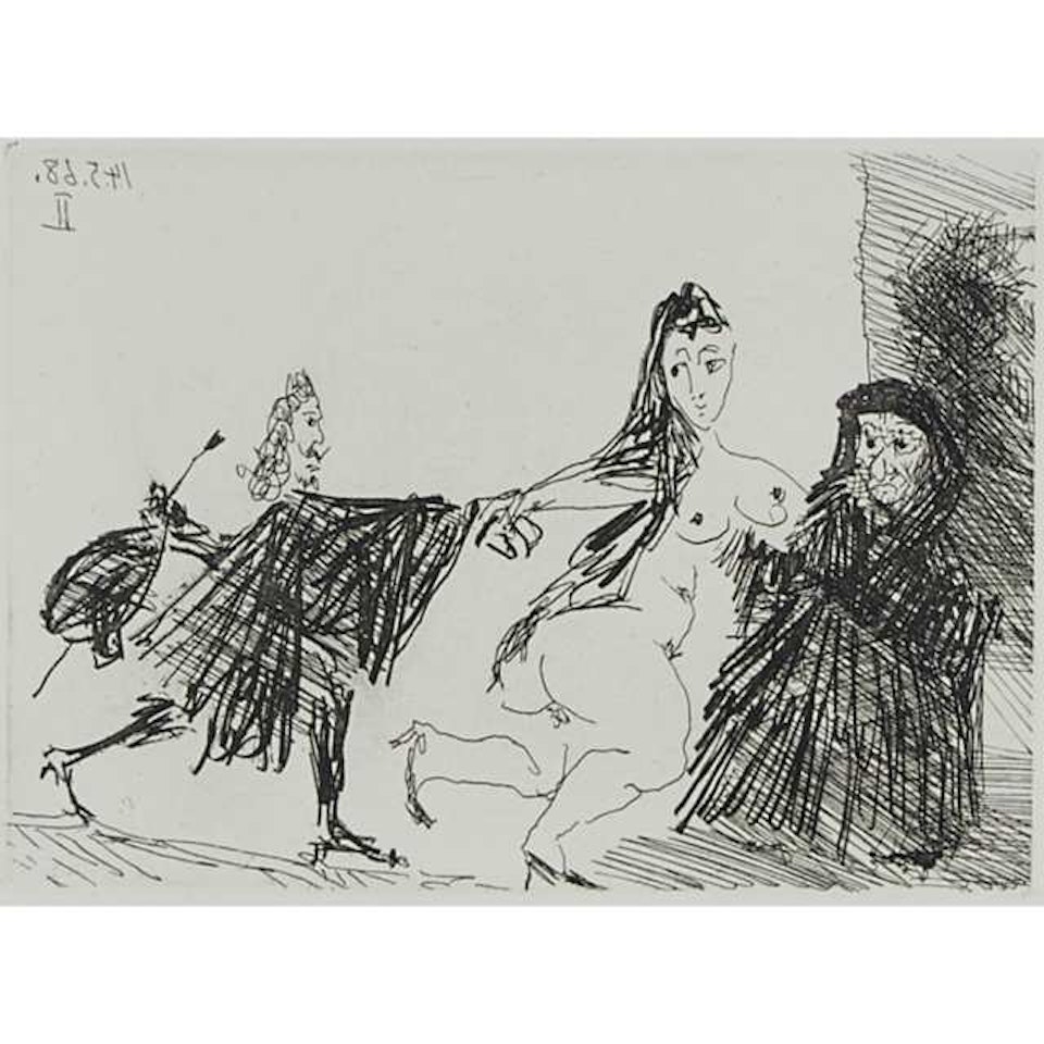 FROM LA CELESTINE EN ACTION, ACTE XIX, 1968 [B. 1564; BAER, 1580 B C] by Pablo Picasso