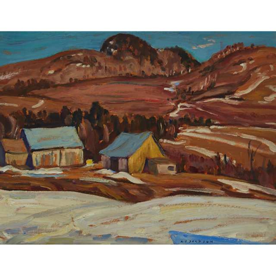 HILLS AT STE ADELE, QUE. by Alexander Young Jackson