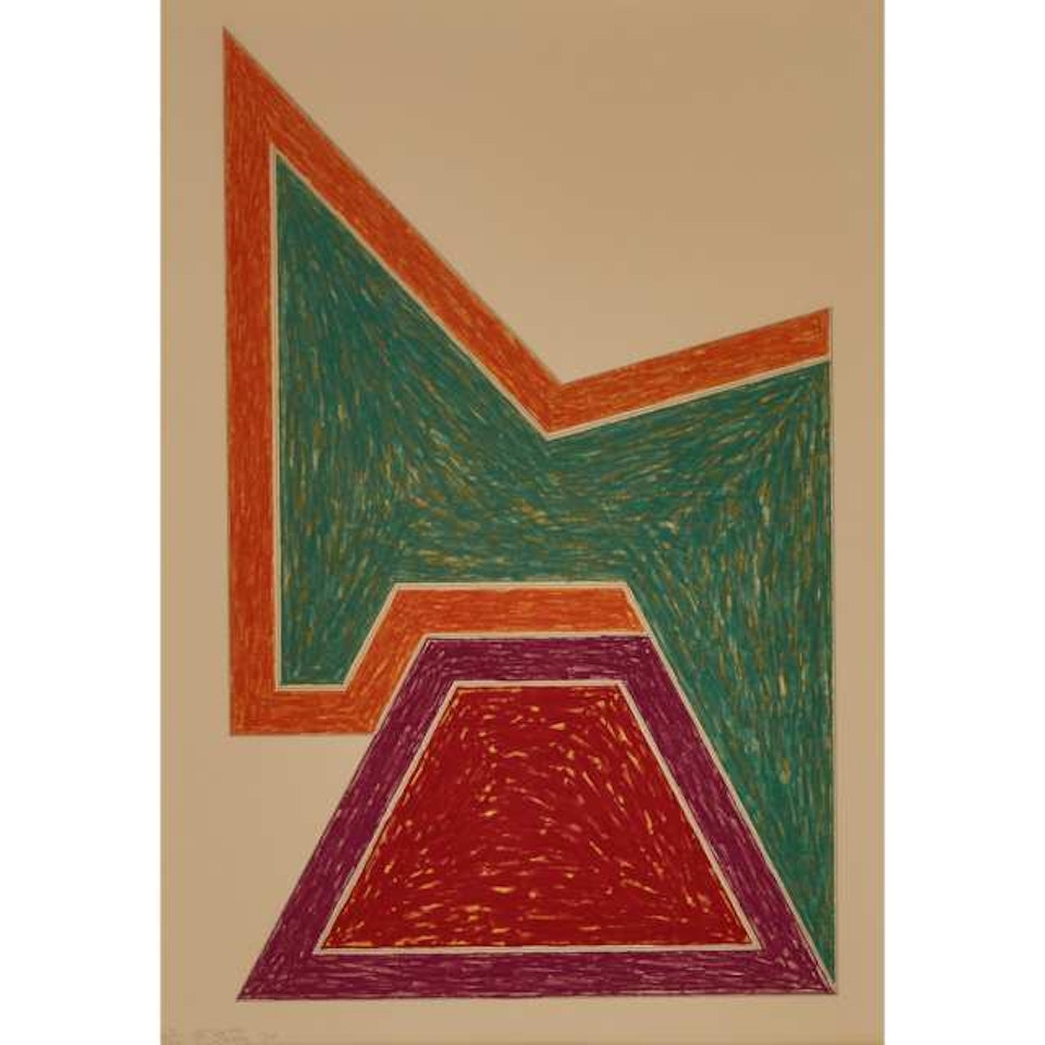 WOLFEBORO (FROM ECCENTRIC POLYGONS); GEMINI G.E.L., 548; AXSOM, 98] by Frank Stella