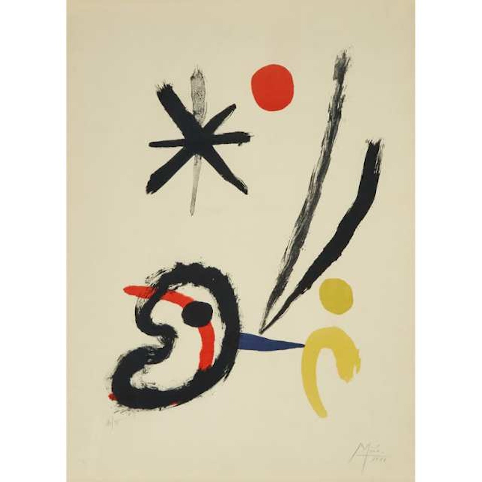 L"OISEAU COMETE (COMET BIRD) by Joan Miró