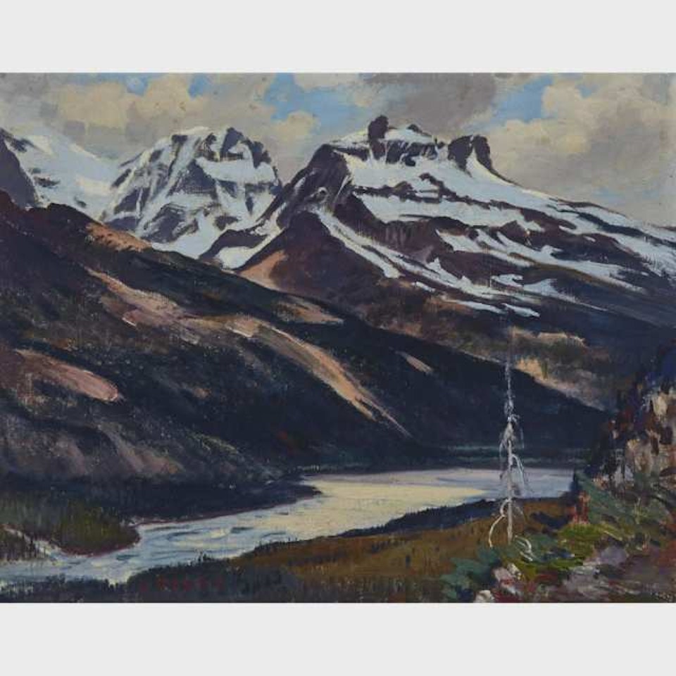 THE SUNWAPTA GLEN, COLUMBIA ICE FIELDS by Robert Pilot