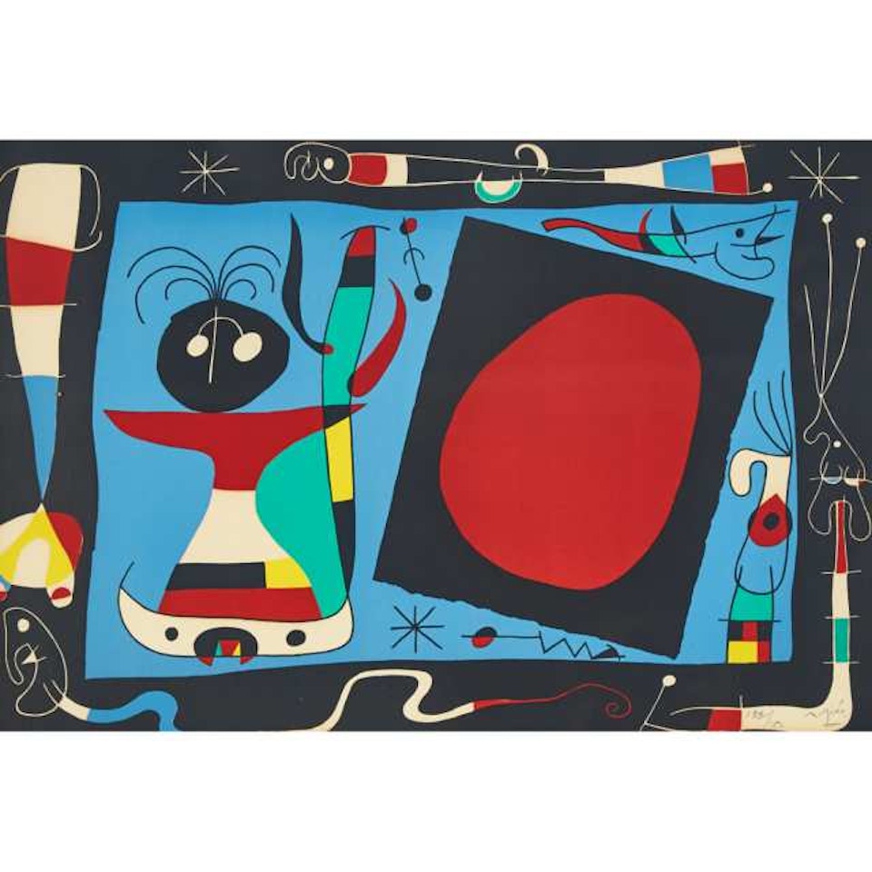 LA FEMME AU MIROIR by Joan Miró