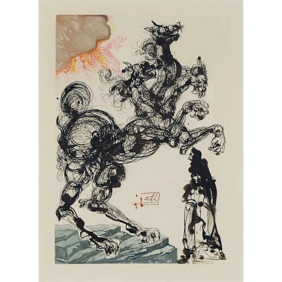 HELL CANTO 6 (FROM THE DIVINE COMEDY); ILLUSTRATED P. by Salvador Dali