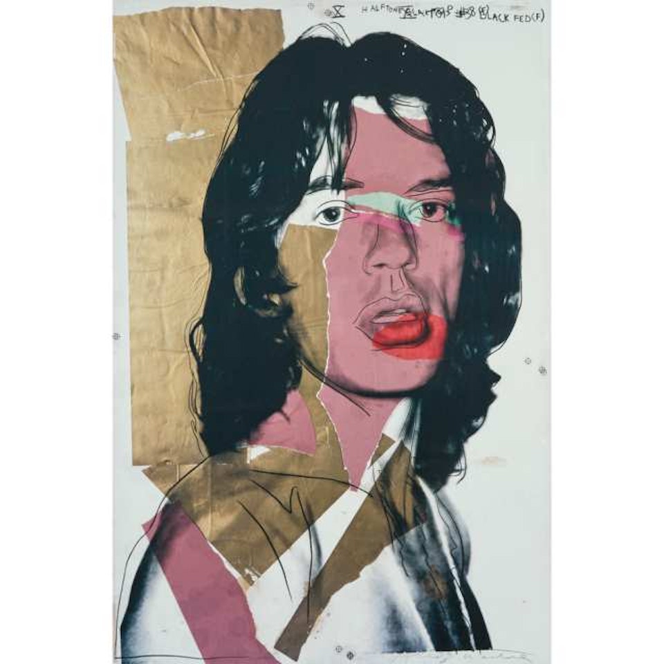 MICK JAGGER POSTER by Andy Warhol