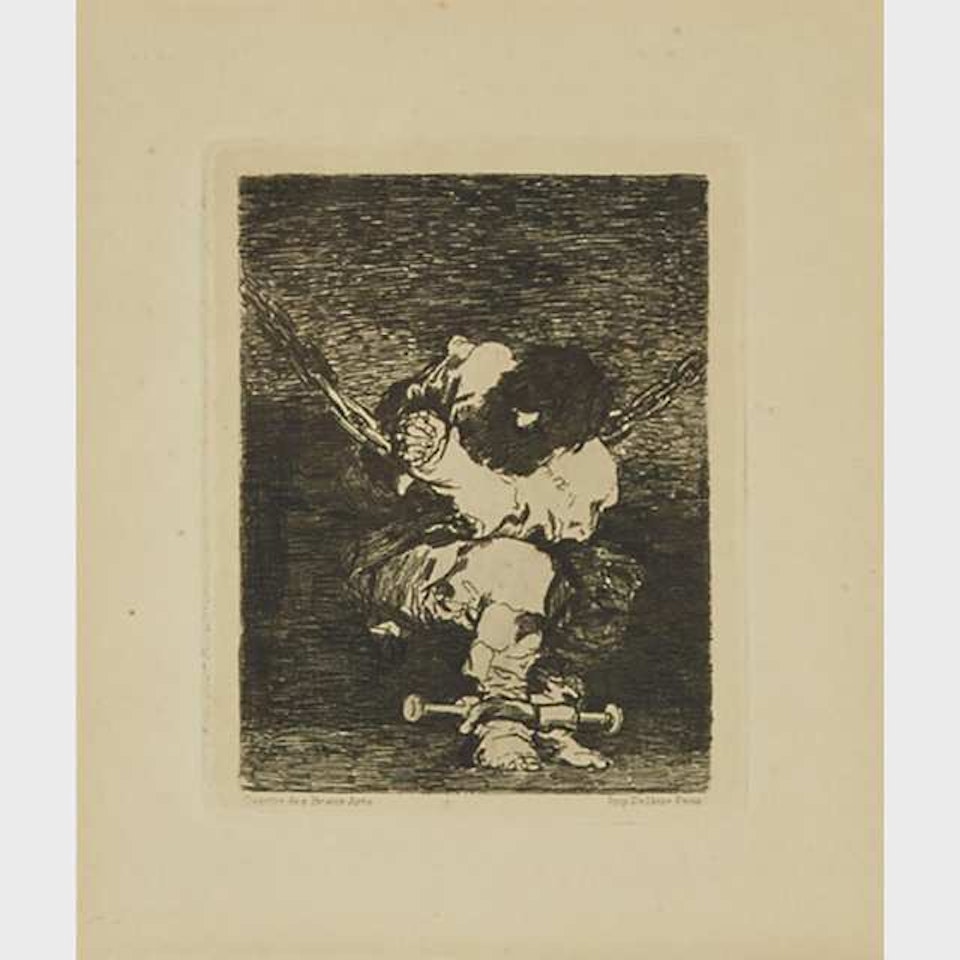 TAN BÁRBARA LA SEGURIDAD COMO EL DELITO (THE LITTLE PRISONER) by Francisco José de Goya
