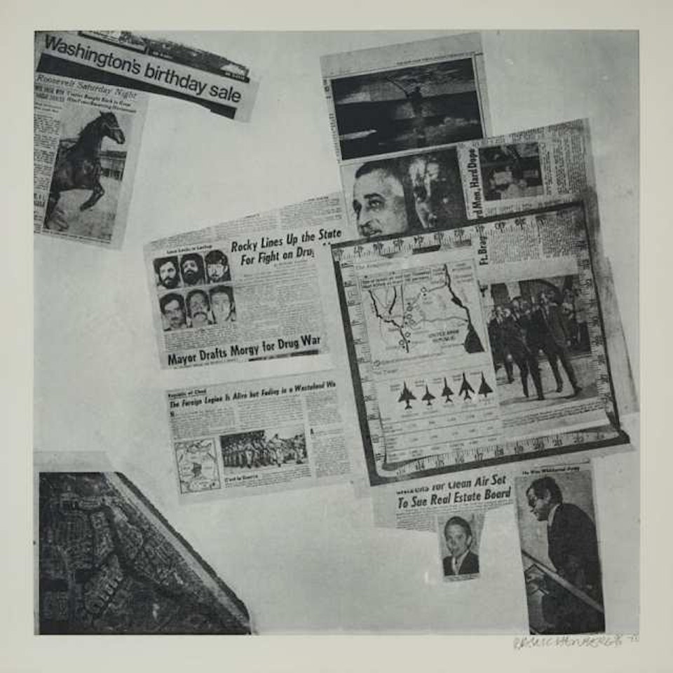 FEATURES FROM CURRENTS (FROM CURRENTS, #57) by Robert Rauschenberg