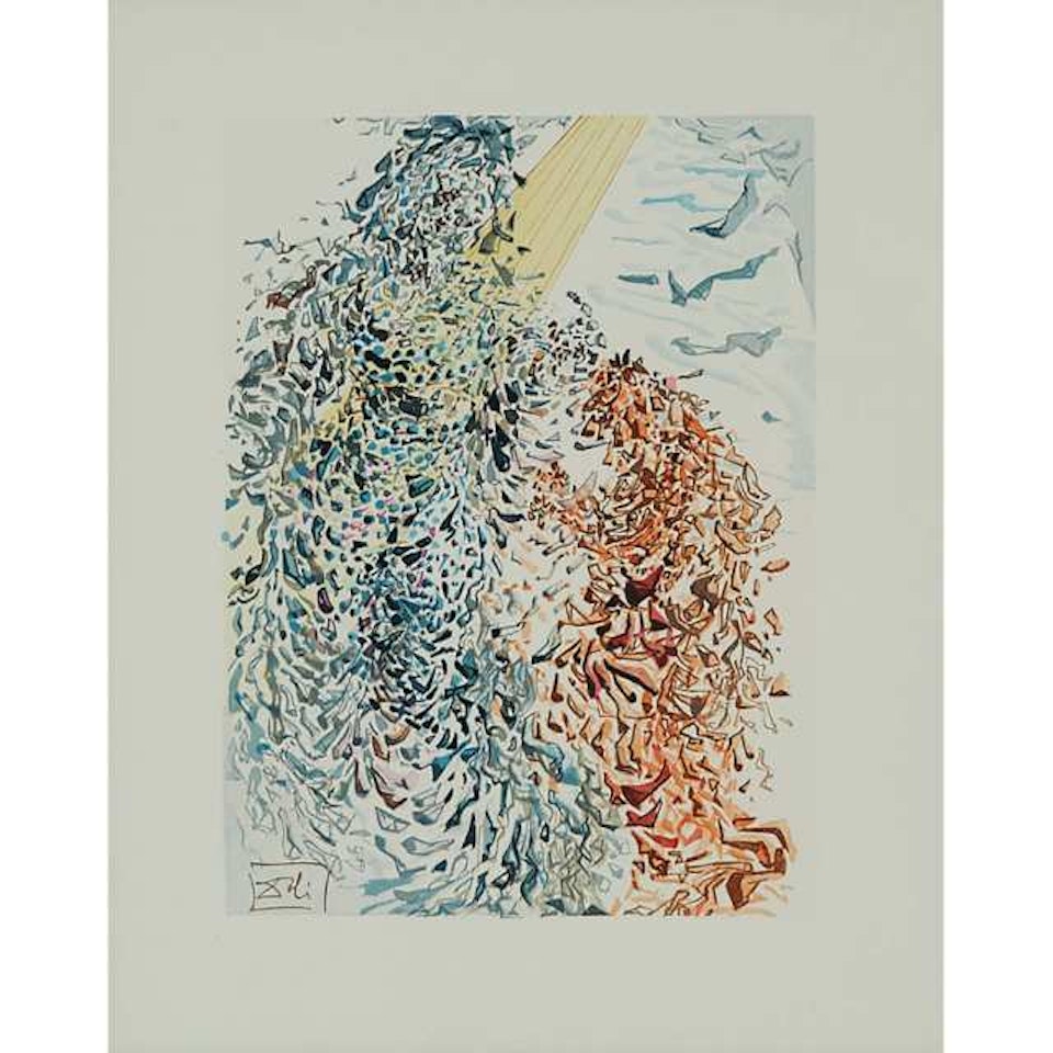 HEAVEN, CANTO 14 (FROM THE DIVINE COMEDY SERIES) by Salvador Dali