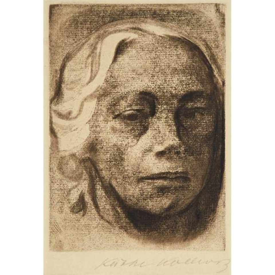 SELBSTILDNIS (SELF PORTRAIT) by Kathe Kollwitz