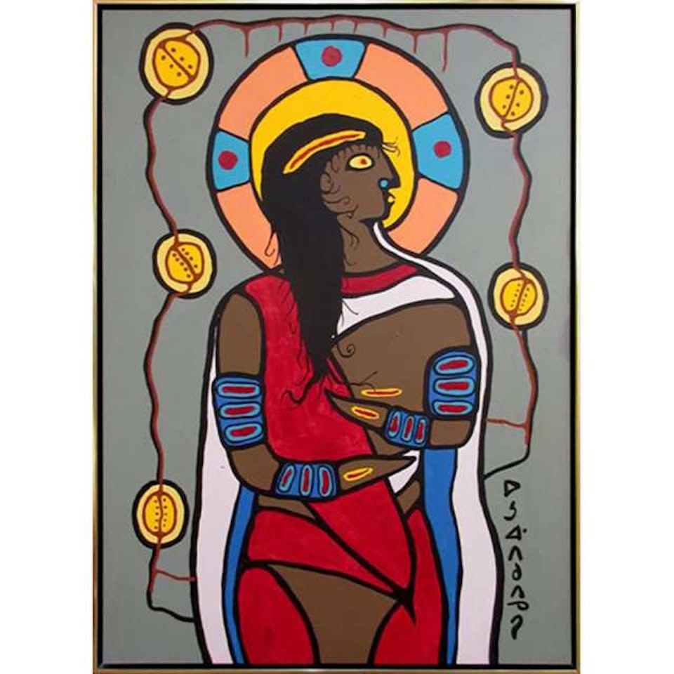 CHRISTIAN NATIVE by Norval Morrisseau