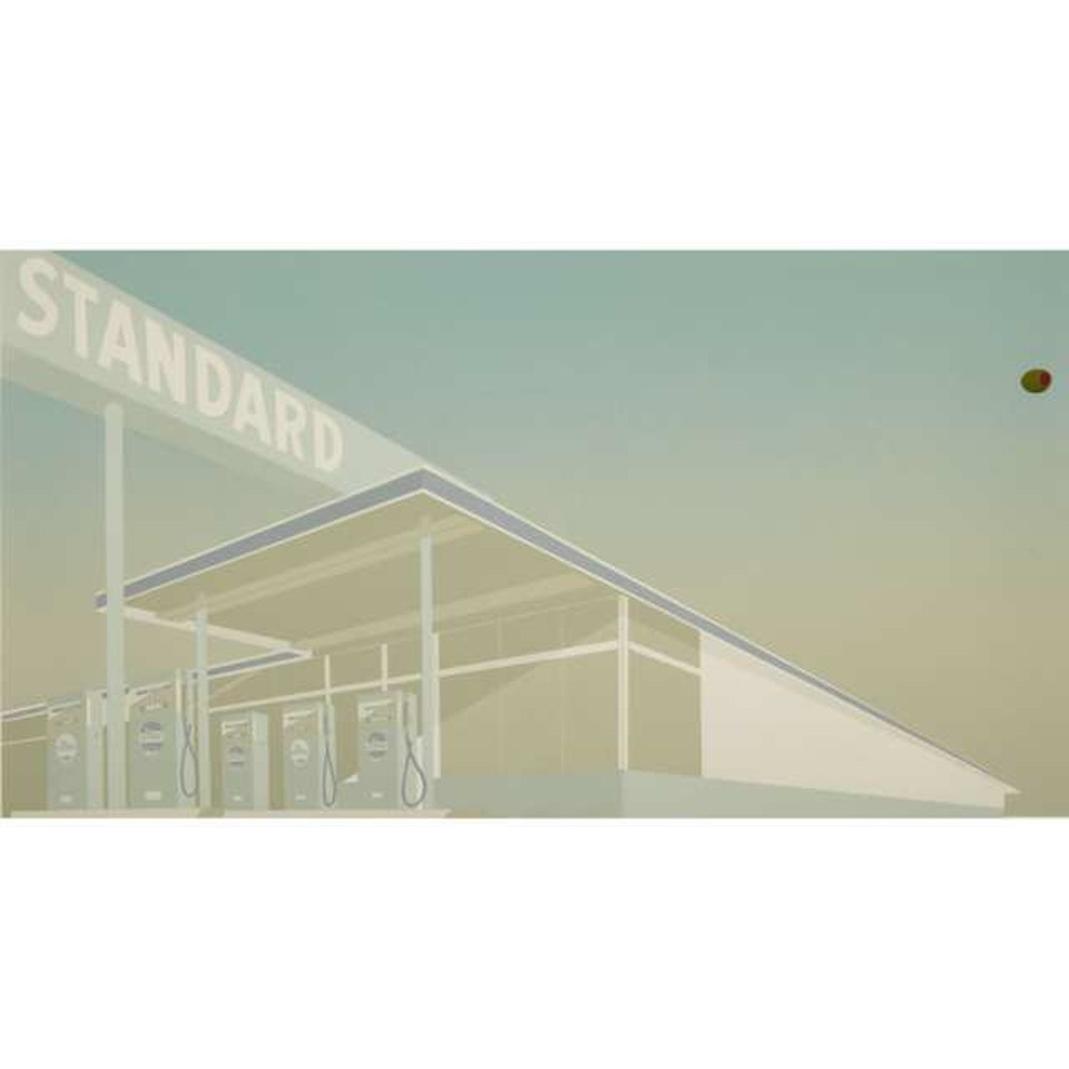 CHEESE MOLD STANDARD WITH OLIVE by Ed Ruscha