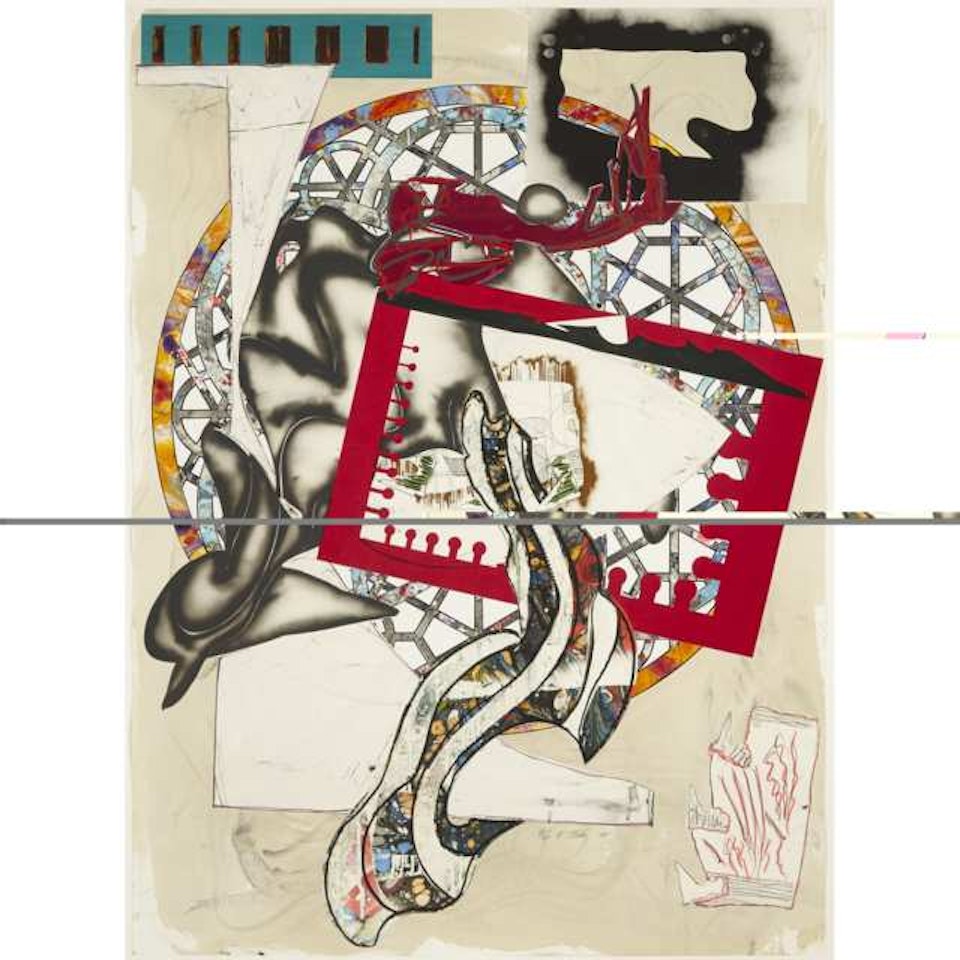 THE PACIFIC (FROM THE WAVES I, 1985-1989) by Frank Stella