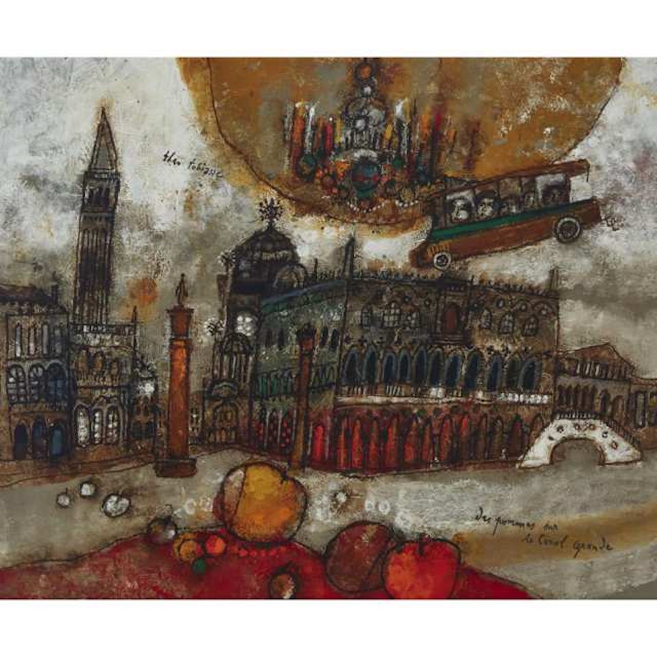 DES POMMES SUR LE CANAL GRANDE by Théo Tobiasse