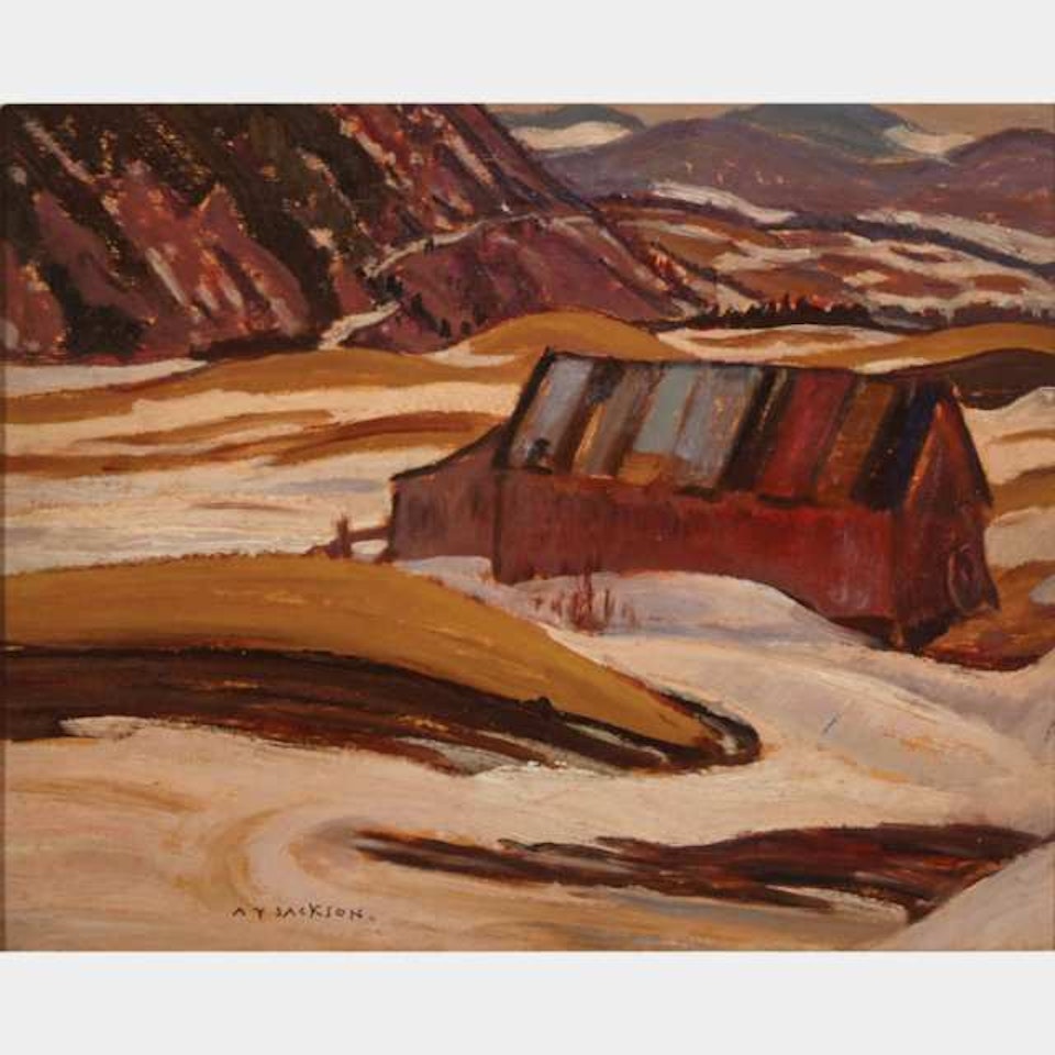 OLD BARN, CHARLEVOIX by Alexander Young Jackson