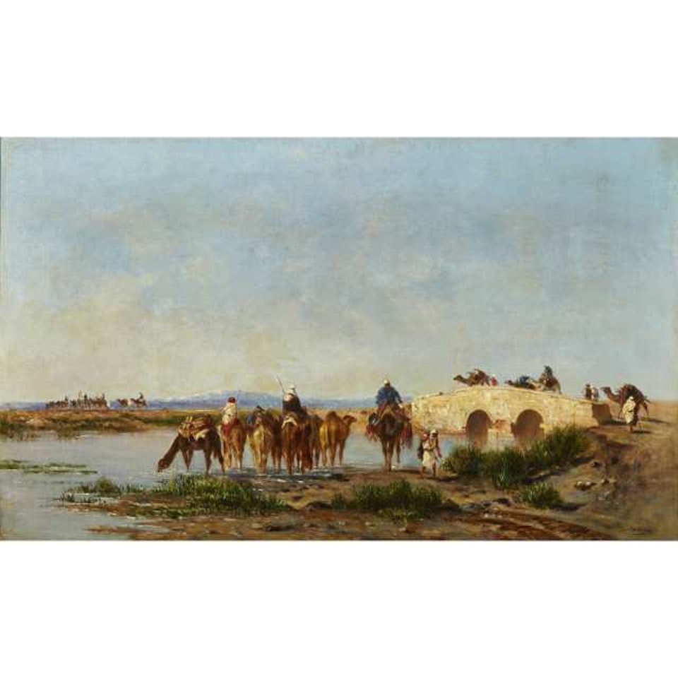 BORDS DU NIL by Narcisse Berchere