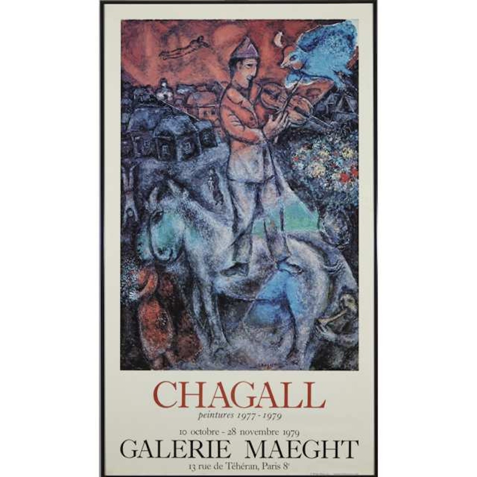 POSTER: CHAGALL PEINTURES 1977-1979; GALERIE MAEGHT, PARIS by Marc Chagall