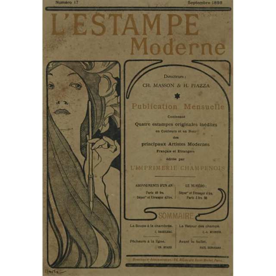 L"ESTAMPE MODERNE by Alphonse Mucha