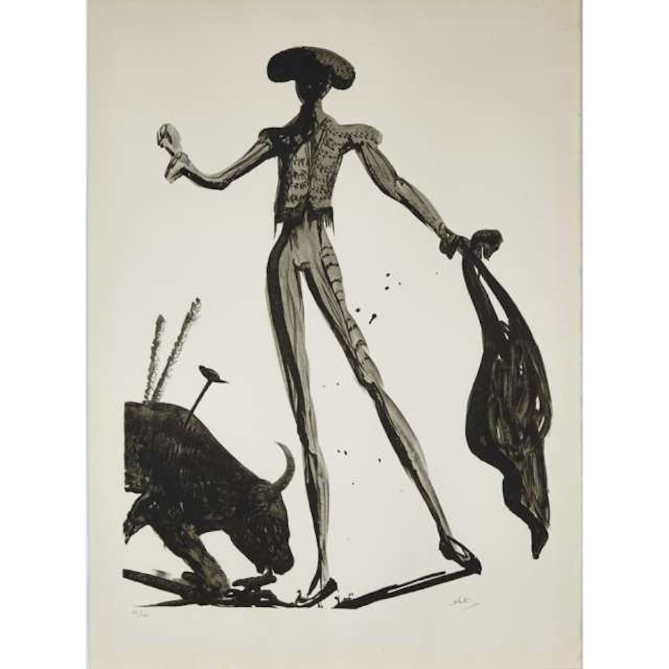 TORERO NOIR; FIELD, 69-1 by Salvador Dali