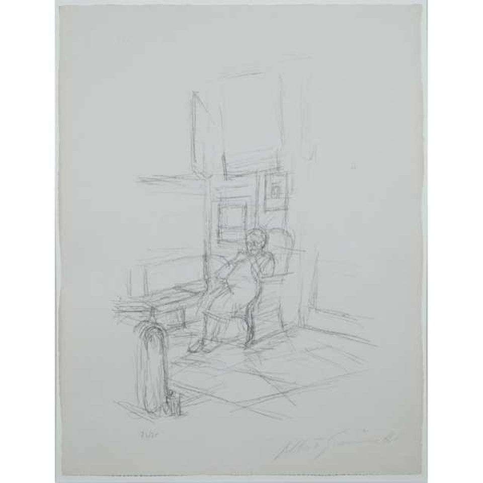 THE ARTIST"S MOTHER SEATED I, 1965 [LUST, 50] by Alberto Giacometti