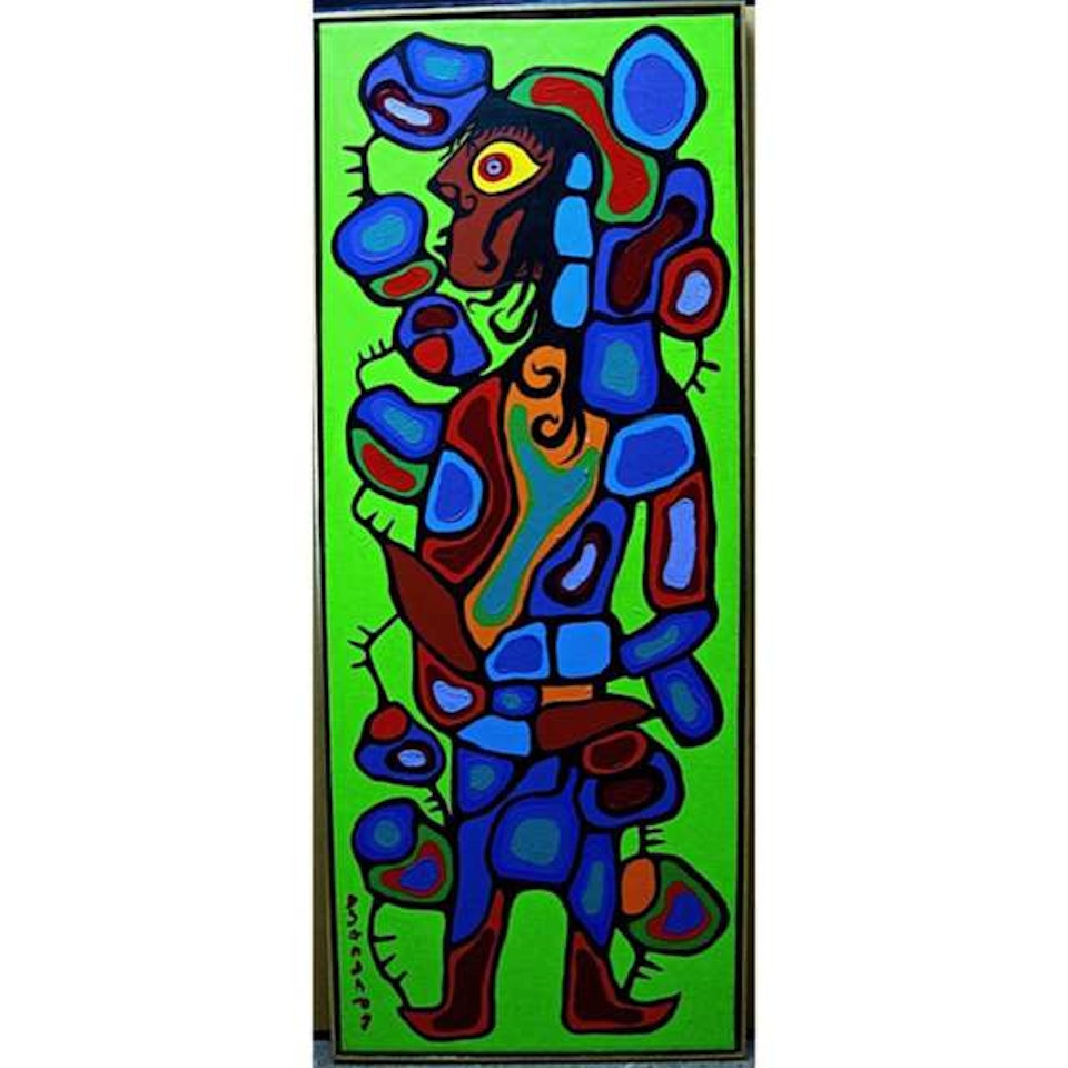 IMAGE OF DAVID ON THE ASTRAL PLANE by Norval Morrisseau