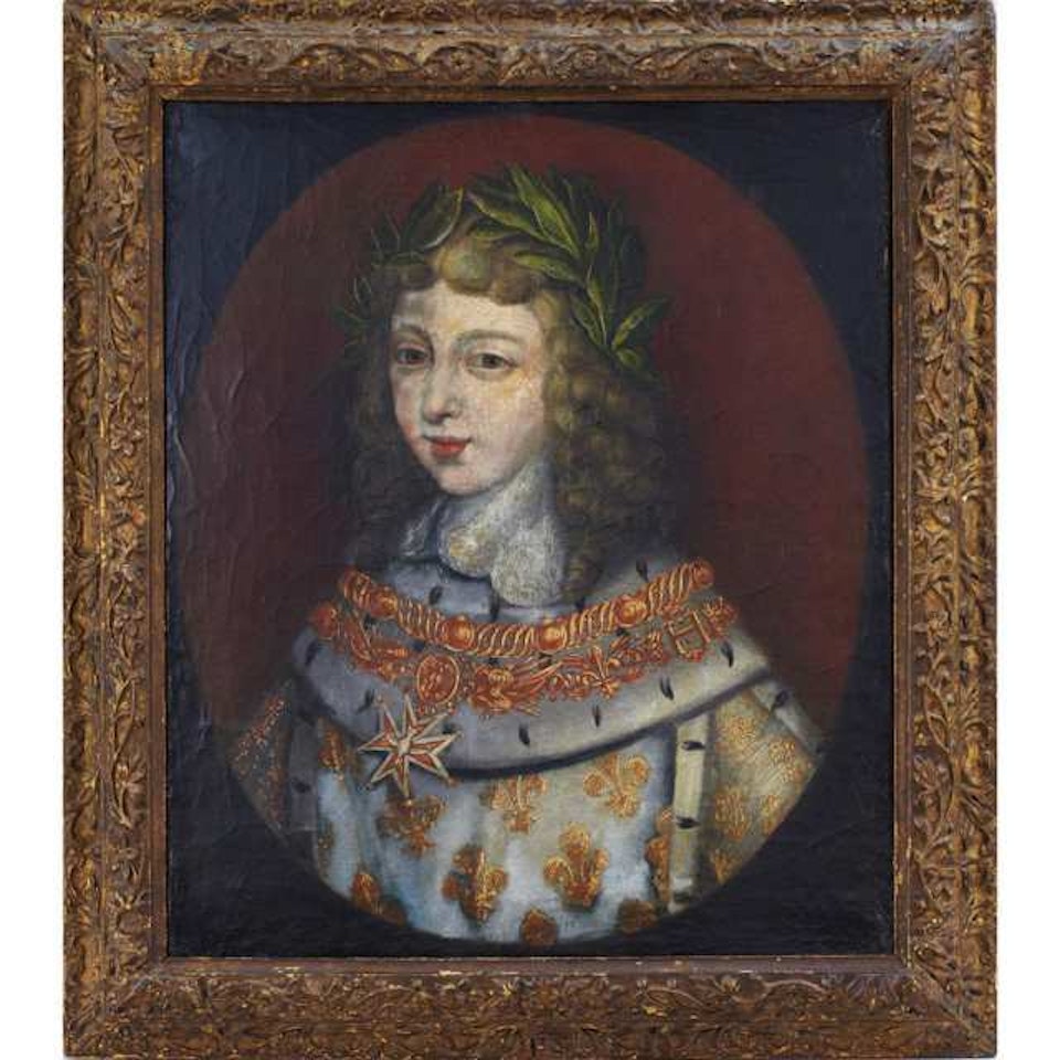NOBLEMAN WITH LAUREL LEAF AND STAR MEDALLION by French School