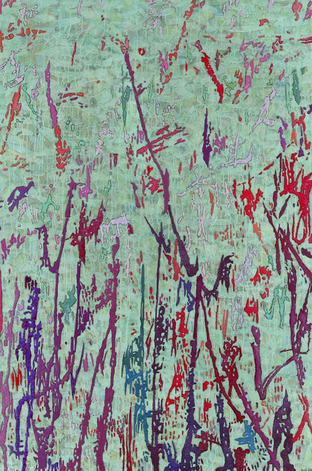The Dao from Nature Series -- A Blaze of Purple and Red by Xue Song